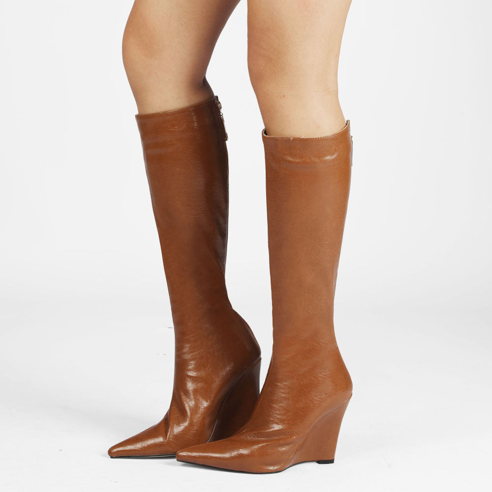 Femme High-Wedge Over-the-Knee Støvler Stilla