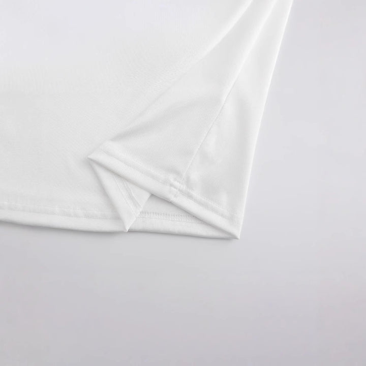 Dame Crop-T-Shirt med moderne bydesign Skovae