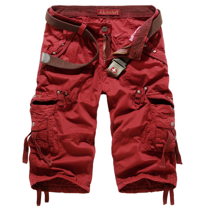 Herrer Cargo Shorts med flere lommer Stilla