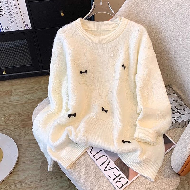 Damer hyggelig sweater med legende dyre applikationer Stilla