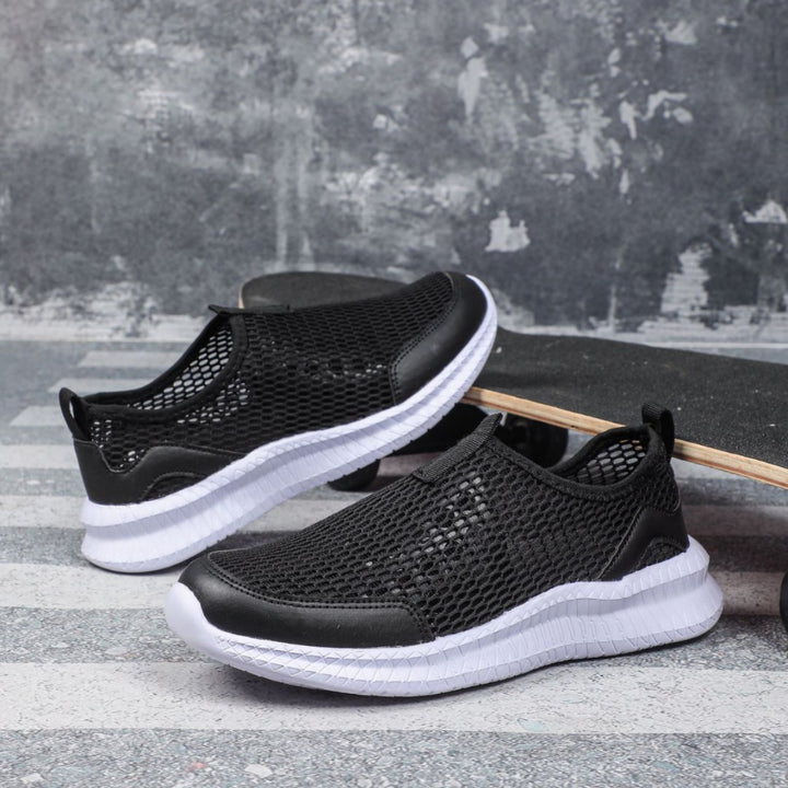Dame Åndbar Slip-On Fritidssko med skridsikker Såle Stilla