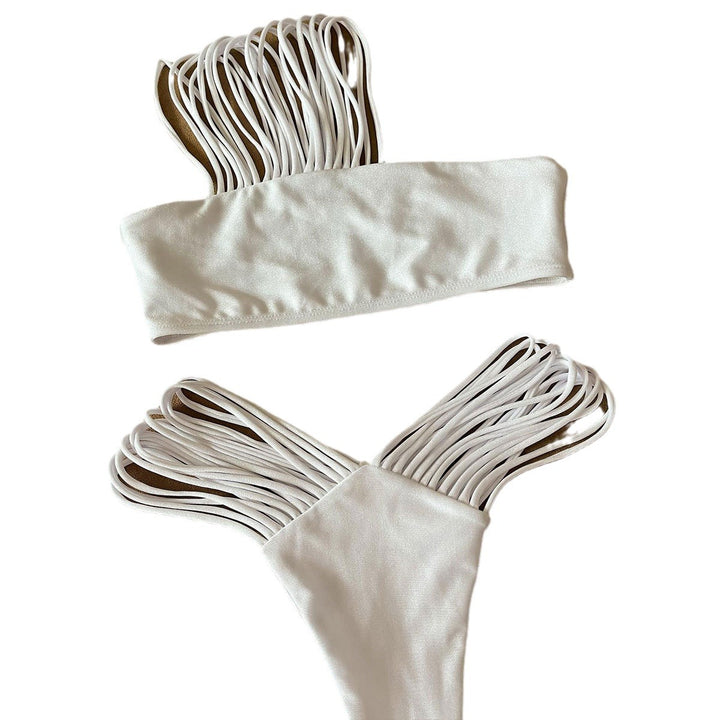 Dame Bikini-sæt med elegante cut-outs og fashionable stropper Stilla