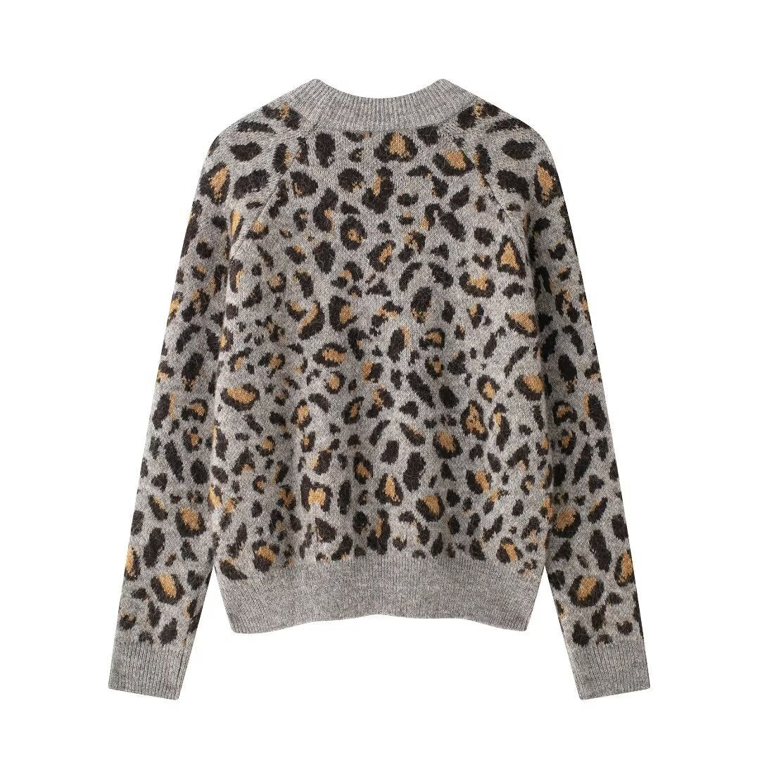 Femme Cozy Animal Print Pullover Stilla