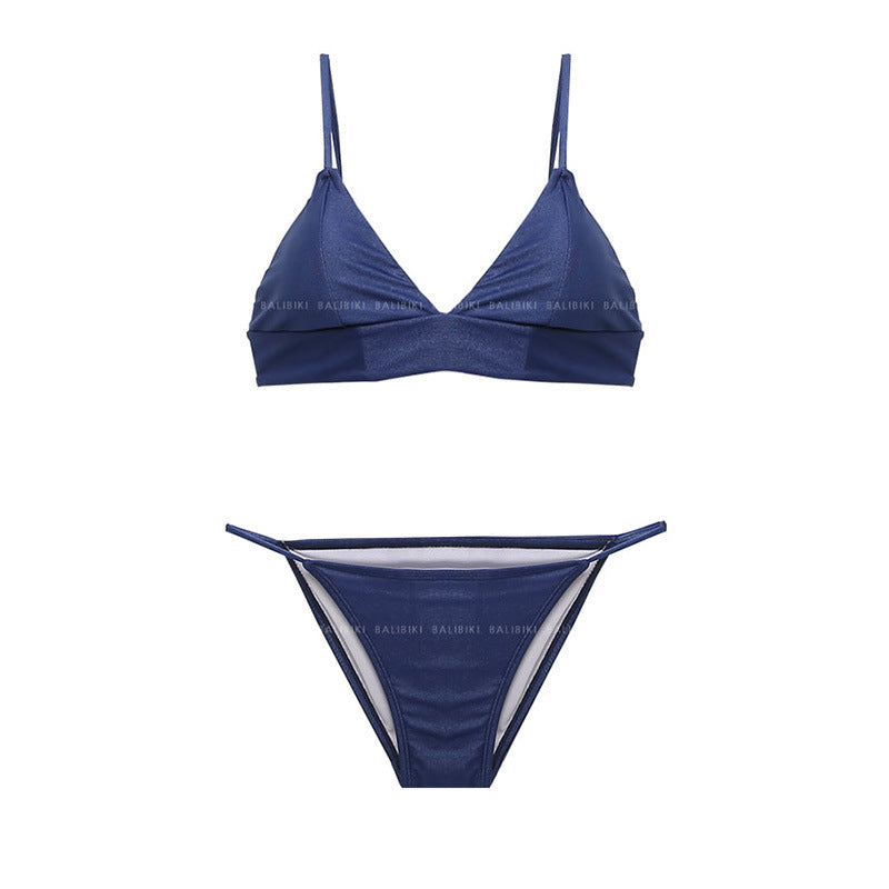 Dame Triangel-Bikini-Sæt med elegant spidsdetalje og høj bærekomfort Stilla