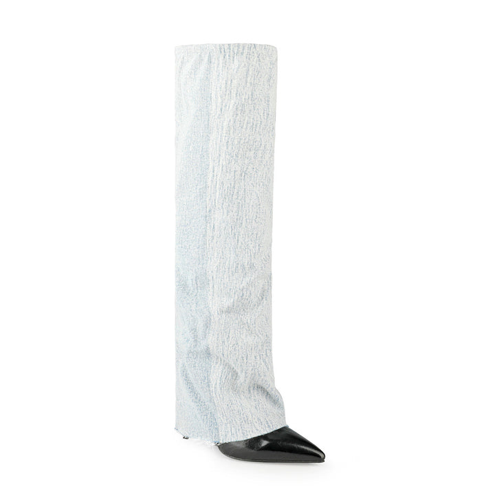 Femme High-Performance Over-knæ Stiletto Støvler Stilla