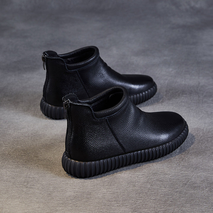 Dame Fritid High-Top Læder Støvletter med Polstret Sål Stilla