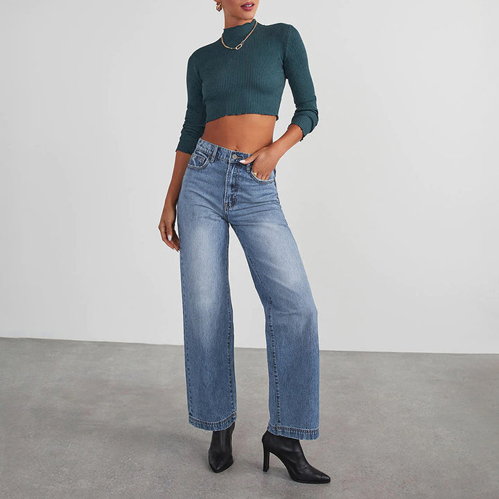 Dame Bred Jeans Stilla
