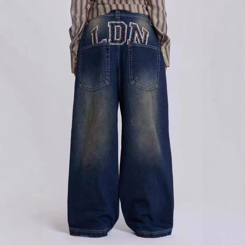 Dame Høj talje Bred Denim-Bukser Stilla