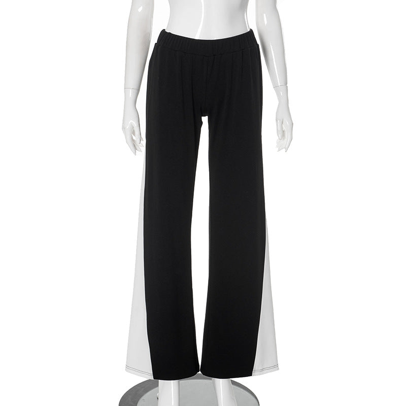 Dame brede chiffon-bukser Stilla