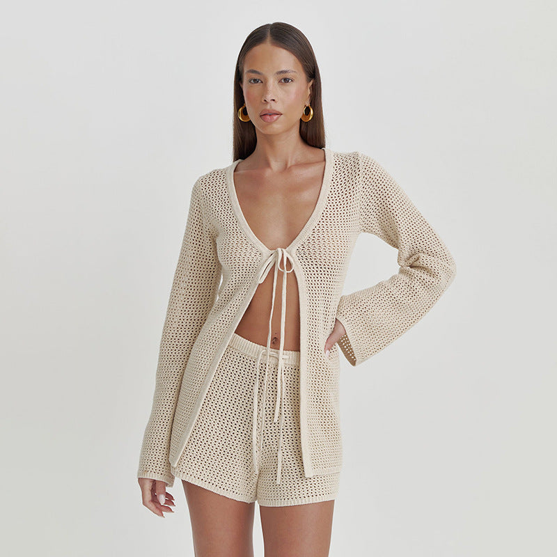 Dame Letvægts Hæklet Lounge Sæt Stilla