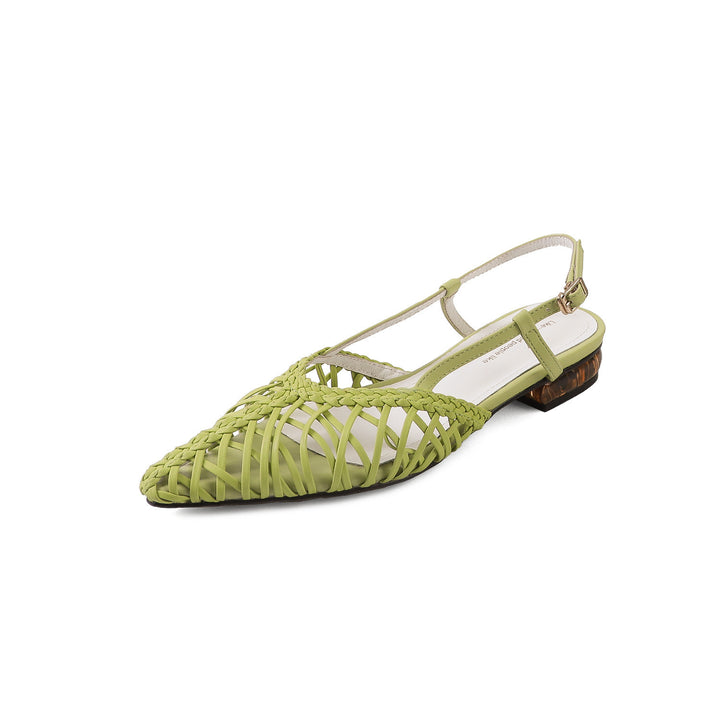 Dame Wovet Slingback Ballerinas med Justerbar Rem Stilla