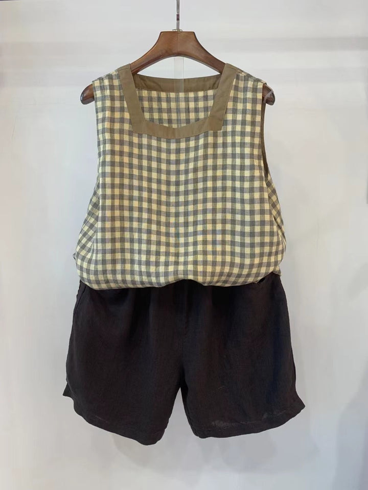 Femme Chic Gingham To-delt Outfit Stilla