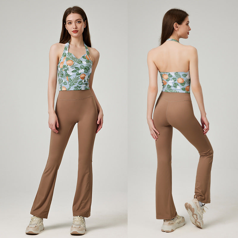 Dame Sport-Top og Leggings-Sæt Stilla