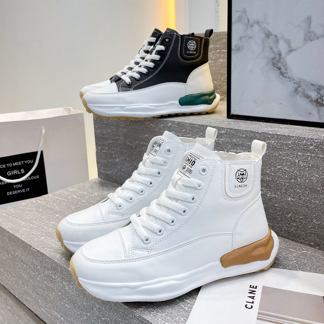 Dame Høje Sneakers med ergonomisk dæmpning og moderne plateau sål Stilla