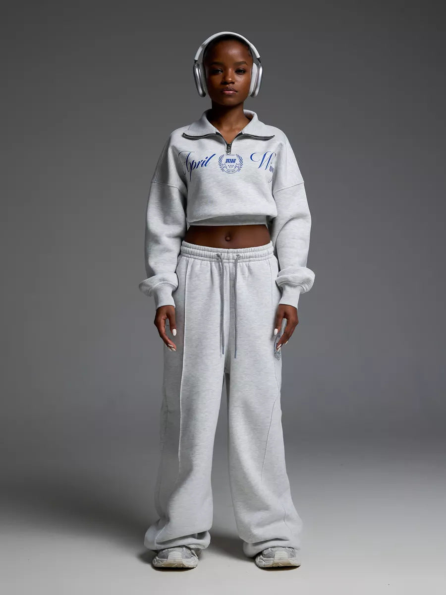 Kvinders sporty sweatshirt og afslappede bukser Skovae