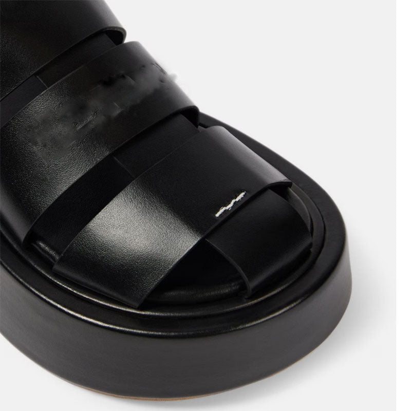 Dame Chunky Platform Slingback Sandaler Stilla