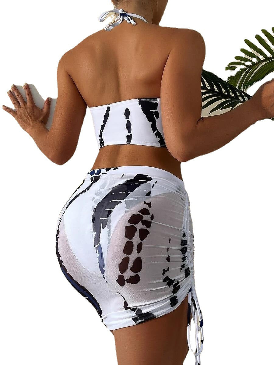 Dame bikini-top med cut-out-detaljer og raffineret snøring Stilla