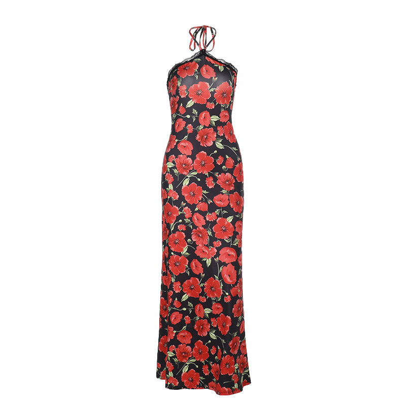 Dame Floral Maxi Kjole Stilla 1751522050