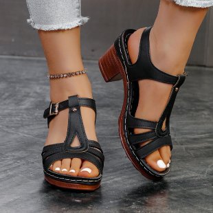 Dame Komfortable og elegante Sandaler med blokhæl Stilla