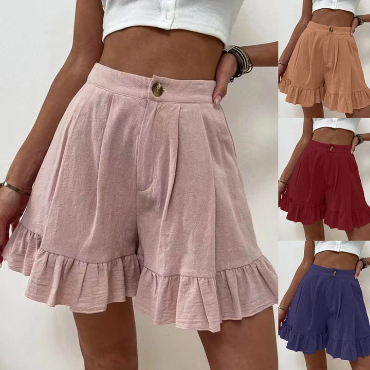 Dame Svingende Volangkant Shorts Stilla