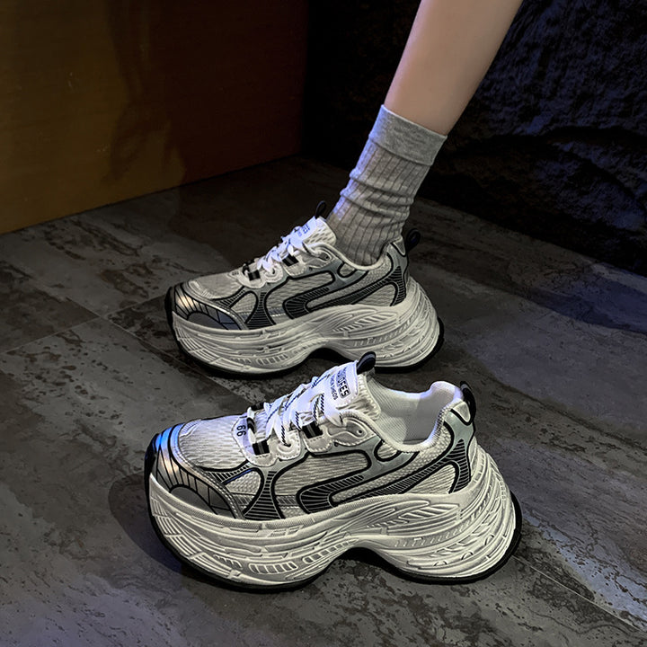 Dame Chunky Sneakers med innovativ dæmpningsteknologi og åndbart mesh-overmateriale Stilla