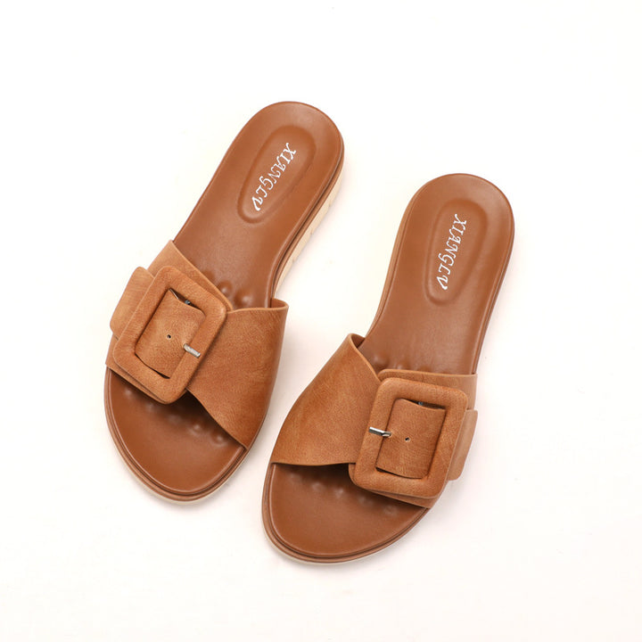 Dame elegante sandaler med moderne spænde-design Stilla