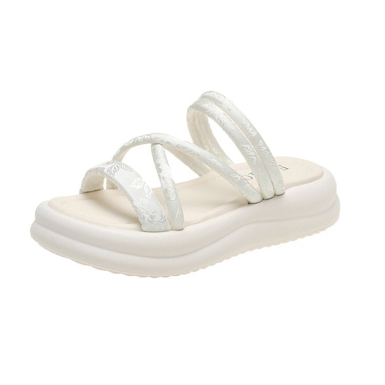 Dame Komfortable Flip-Flop-sandaler med ergonomisk snit og fashionable remdesign Stilla