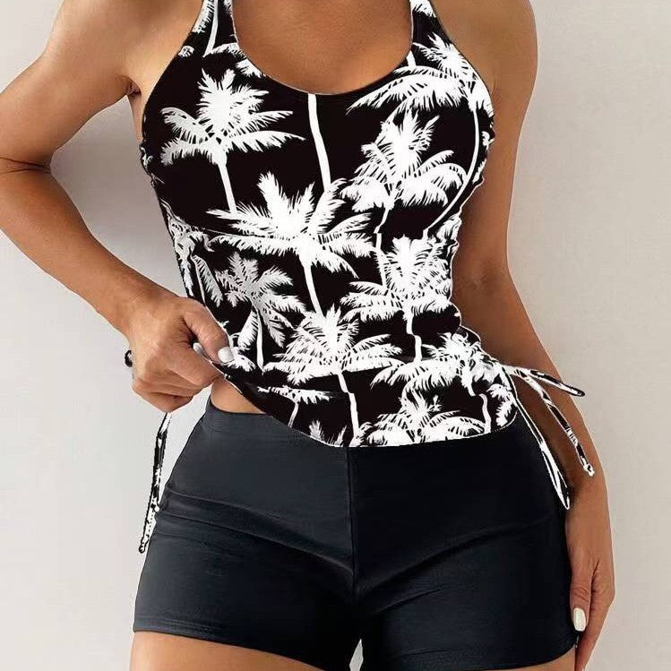 Dame svømmeoutfit med blomsterprint Stilla