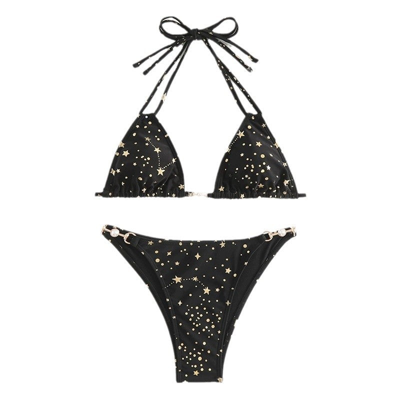 Kvinder Starry Triangle Bikini Sæt Stilla