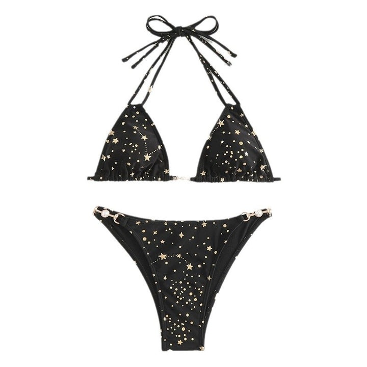 Kvinder Starry Triangle Bikini Sæt Stilla