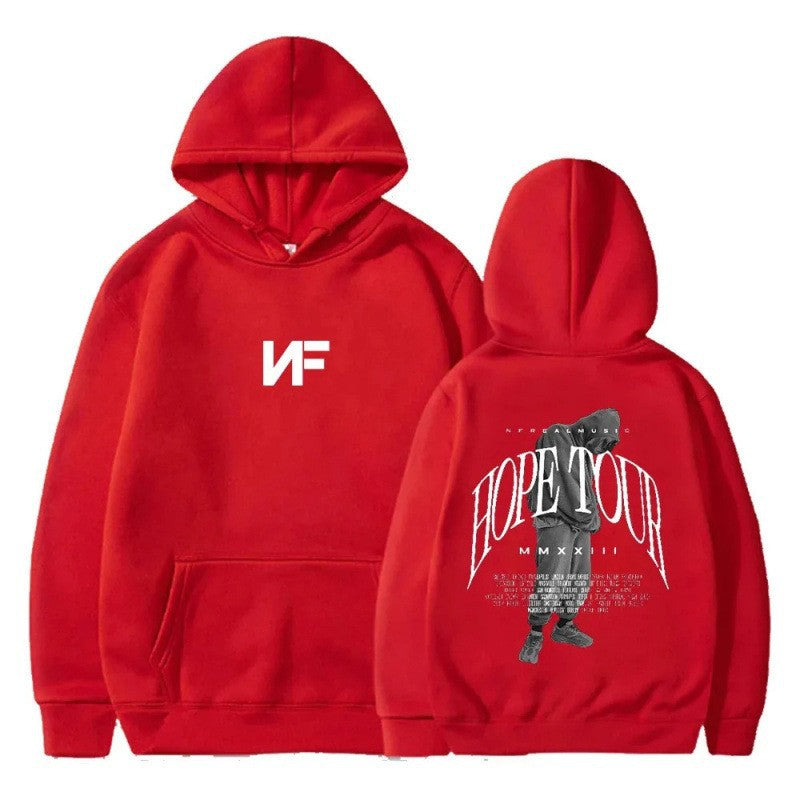 Women's hoodie with exclusive tour print Skovae