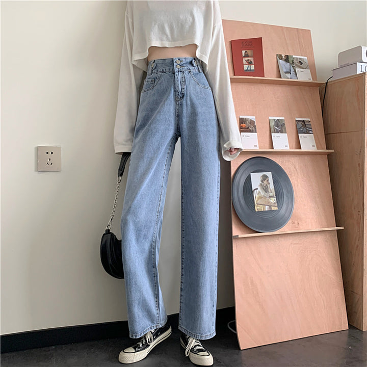 Kvinder Høj Talje Bootcut Jeans Stilla