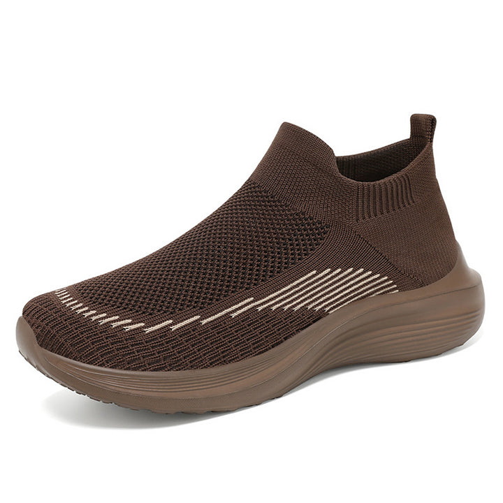 Femme Slip-On Sport Sko med fleksibelt strikovermateriale Stilla