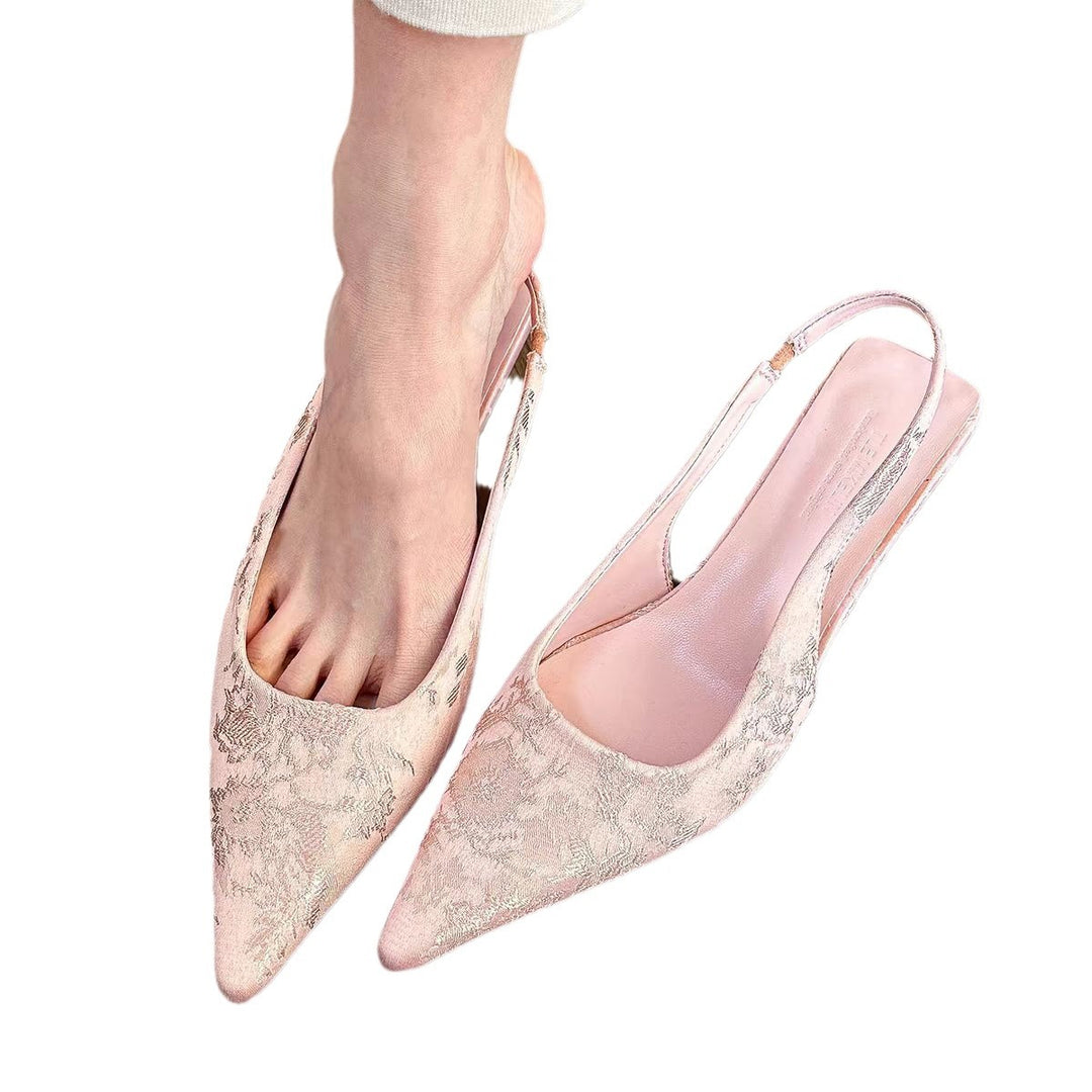 Dame Spidse-Pumps med Elegant Udsnit-Design Stilla