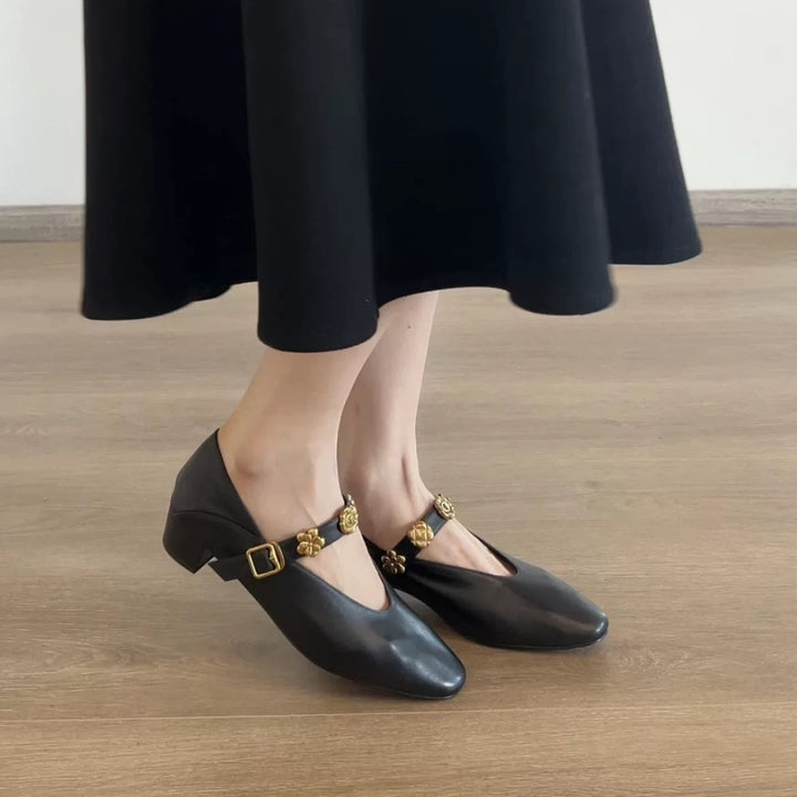 Damer Elegante Ballerinas med moderigtige blomsterdesign Stilla