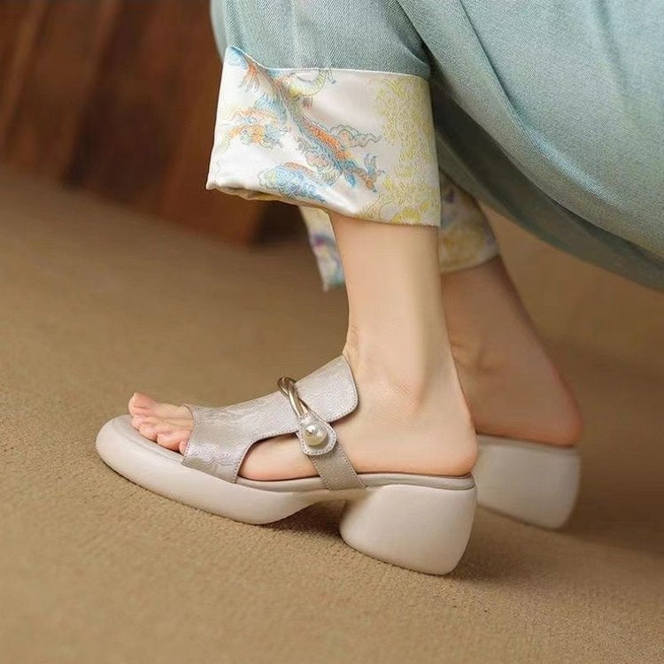 Dame mode sandaler med høj hæl Stilla