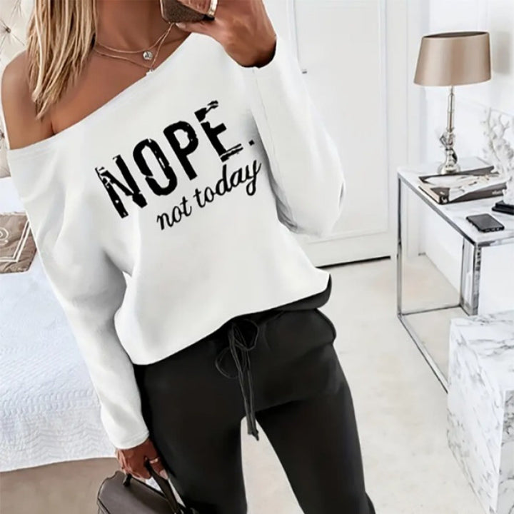 Femme Grafik Loungewear Sæt Stilla