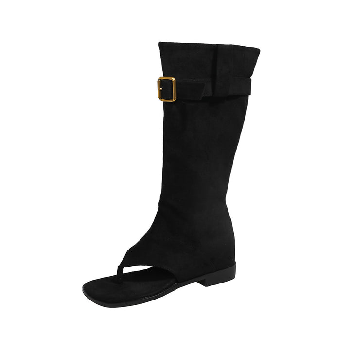 Femme Slouchy Open-Toe Støvler Stilla