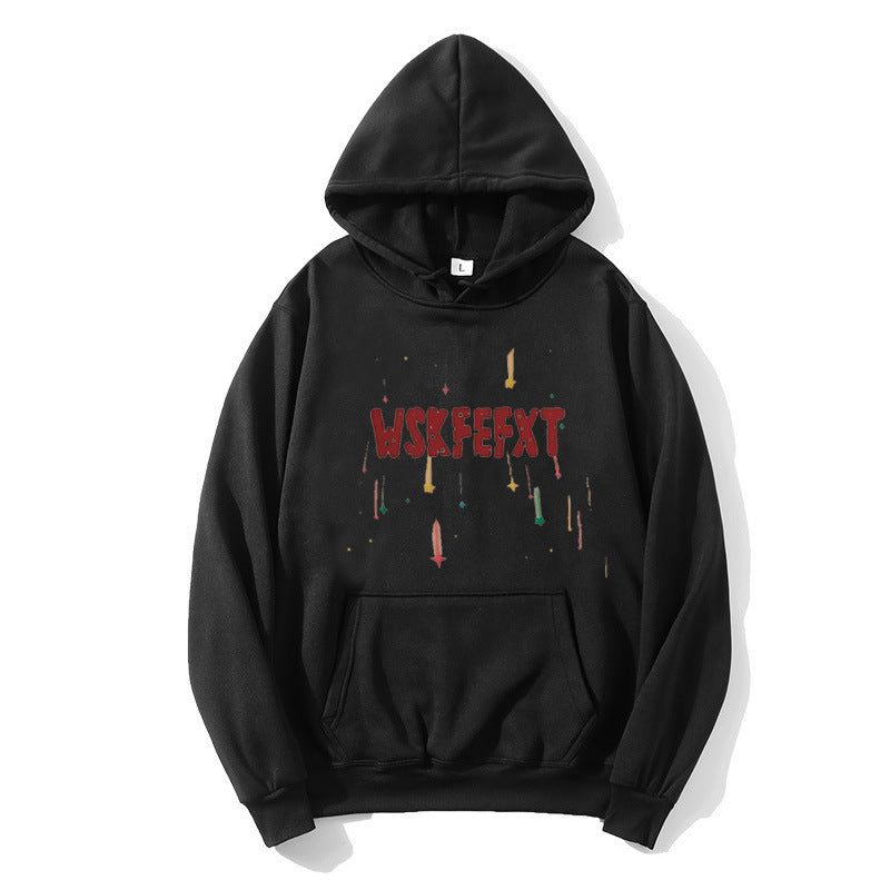 Kvinder hoodie med cool grafisk print Skovae