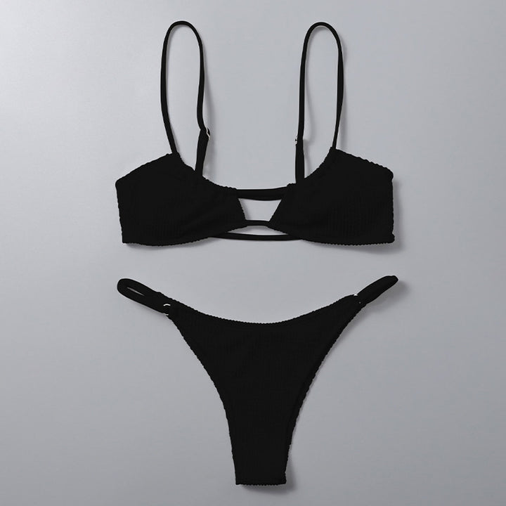 Damer sports-bikini-sæt med raffineret snit Skovae