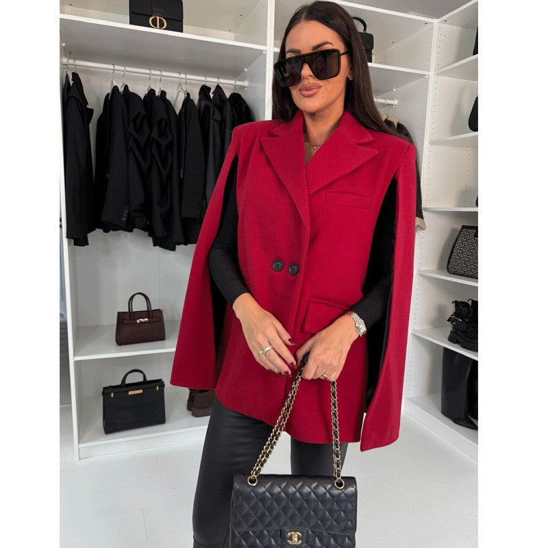 Dame Oversize Blazer med skulderpuder Stilla