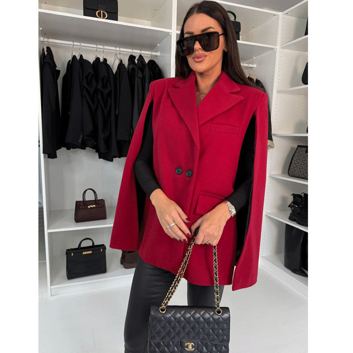 Dame Oversize Blazer med skulderpuder Stilla