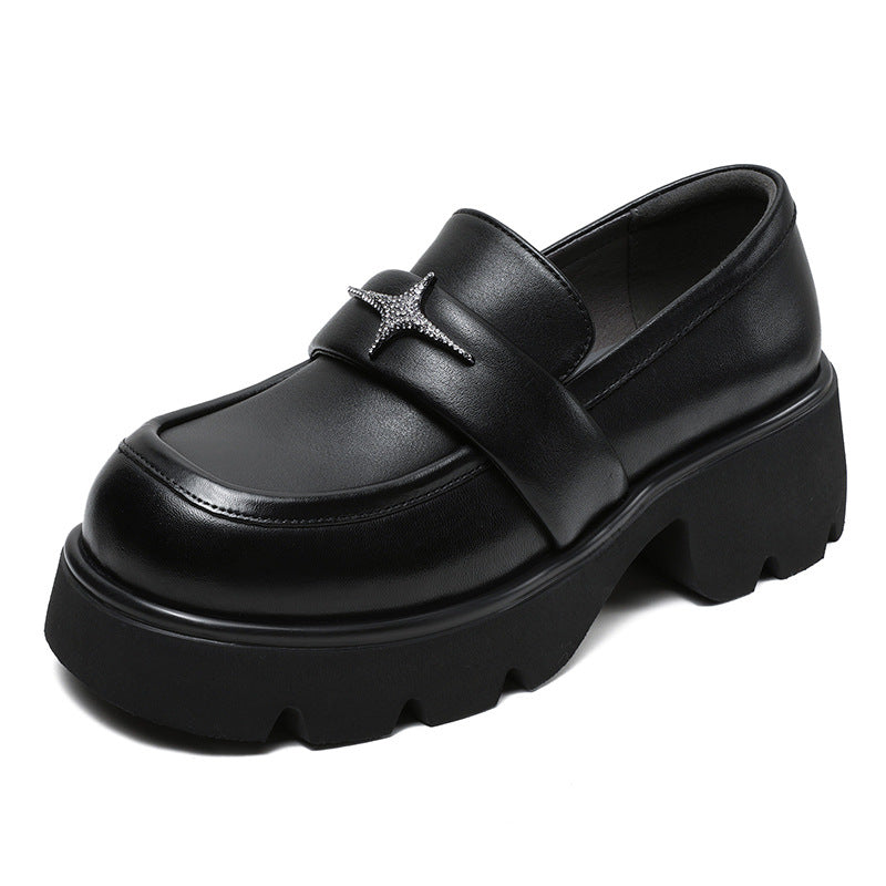 Femme Chunky Platform Sko med dekorativt akcent Stilla