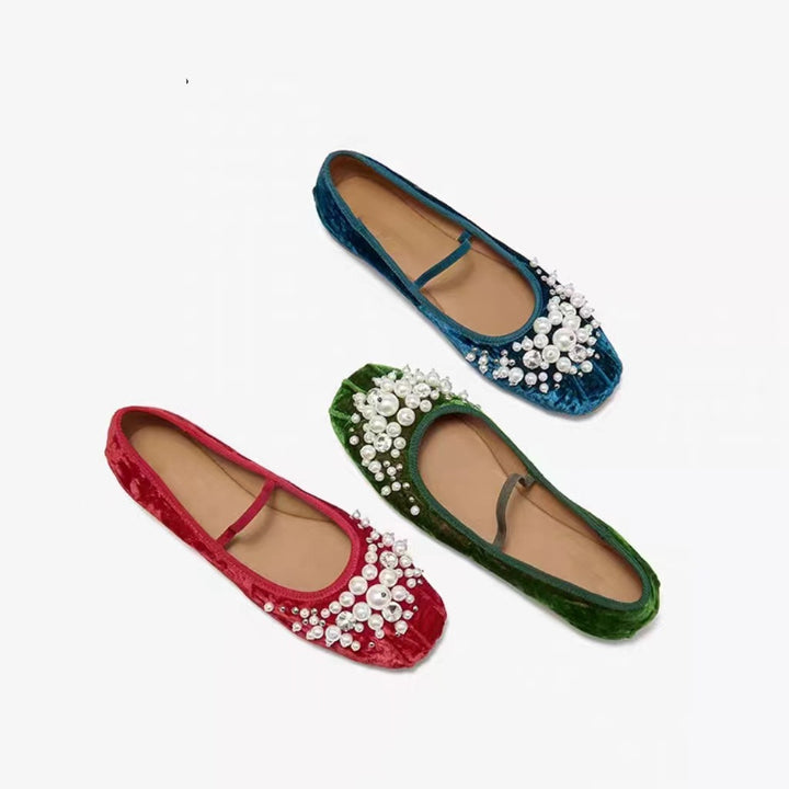 Femme Dekorative Udsmykkede Ballerinas Stilla