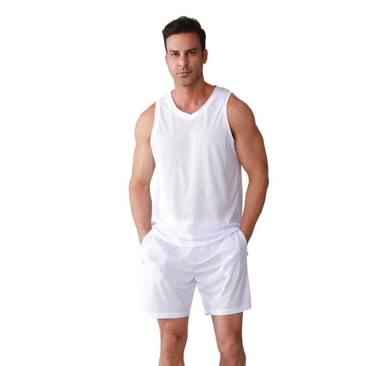Herre sports top og shorts sæt Stilla