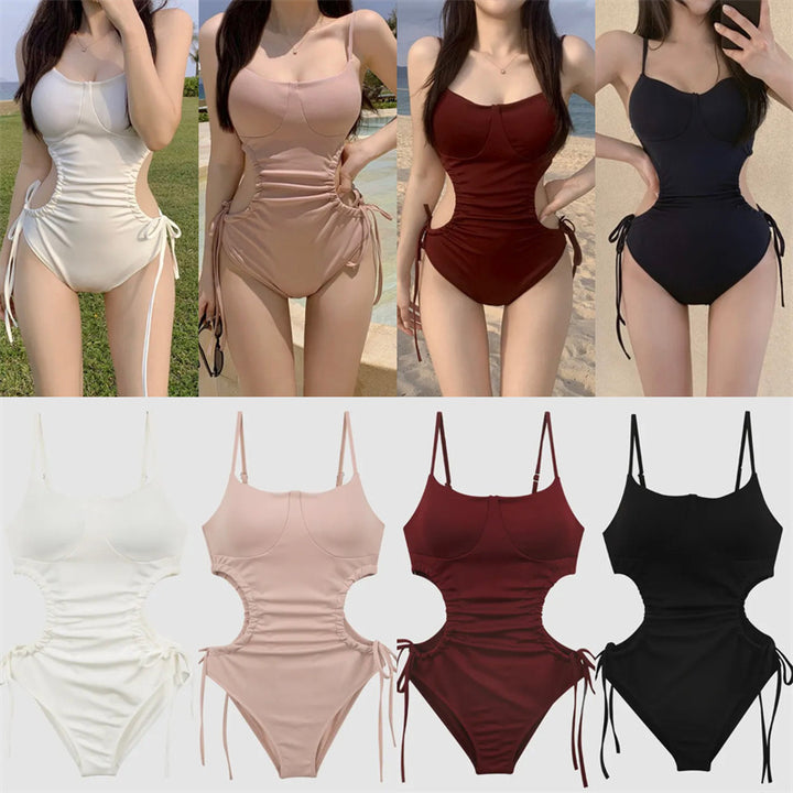 Femme Cut-Out Side Binding Én-delt Badedragt Stilla