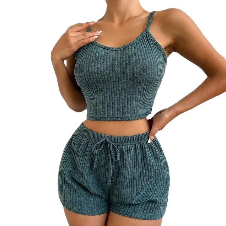 Dame sportiv overdel med shorts Stilla