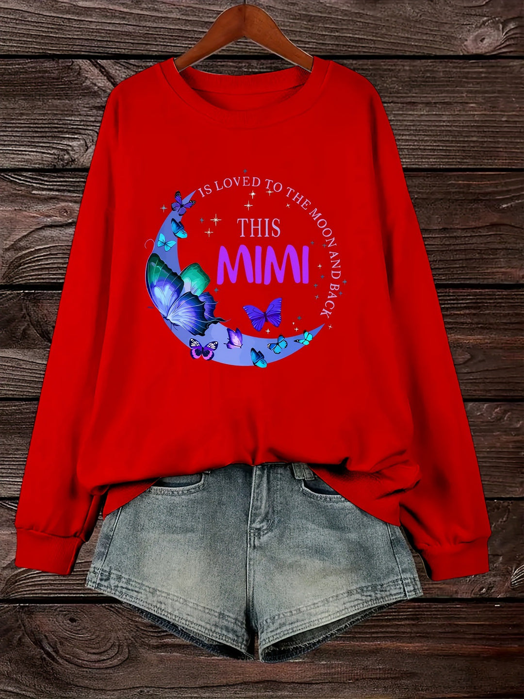 Kvinders Grafisk Sweatshirt Stilla