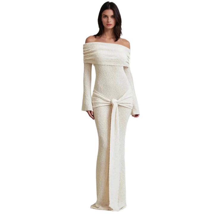 Dame Off-Shoulder Aftenkjole Skovae