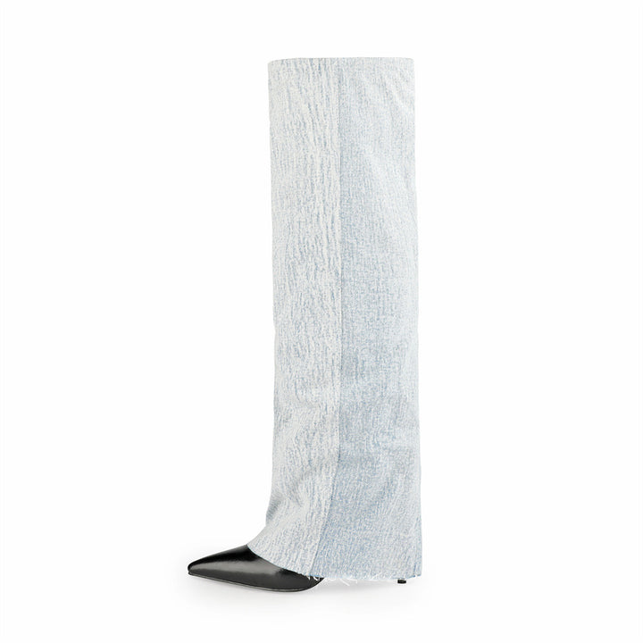 Femme High-Performance Over-knæ Stiletto Støvler Stilla